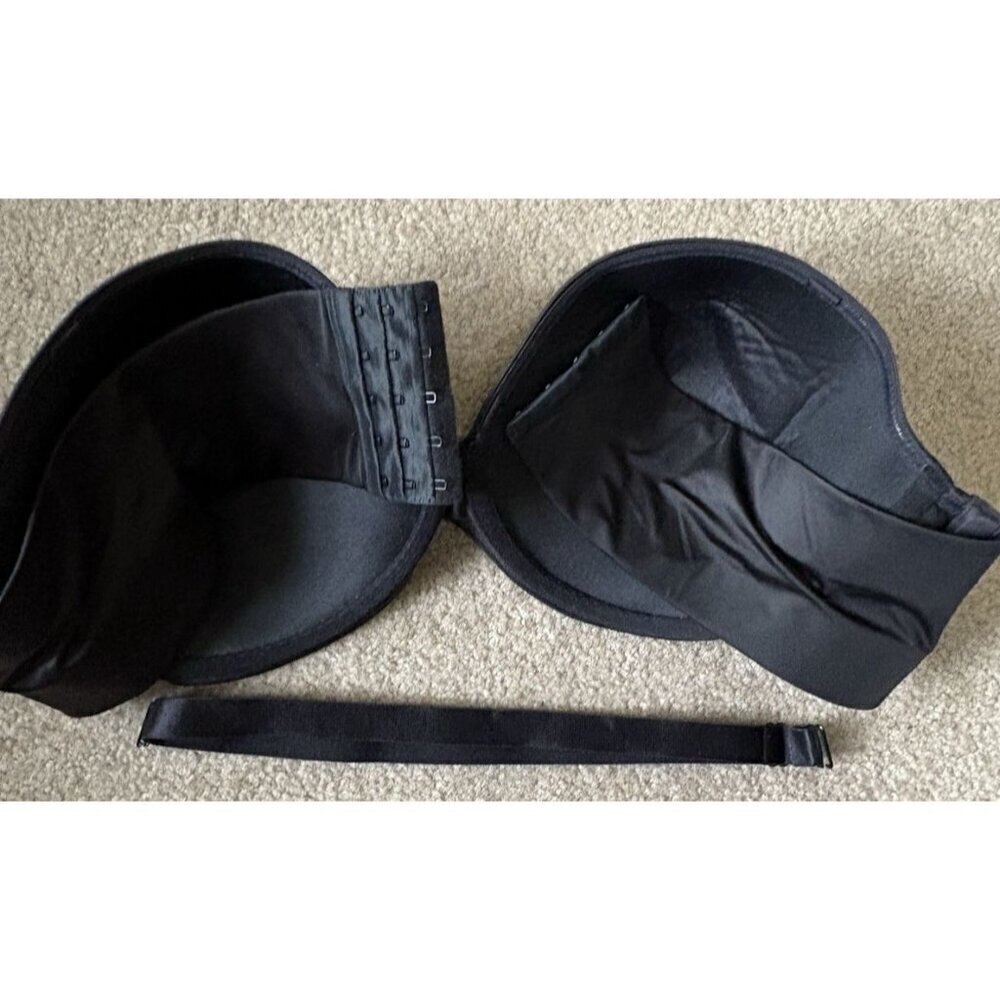 Lane Bryant Cacique Boost Multiway Strapless Bra Size 46D Black - Picture 5 of 5